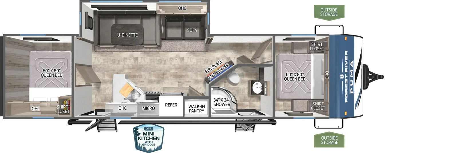 28BHSS-2B - DSO Floorplan Image